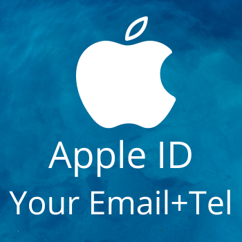 Customized Apple ID [Using your email and tel]